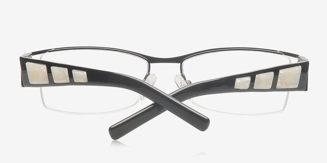 Adelynn Black MetalEyeglass Frames from EyeBuyDirect, Closed View
