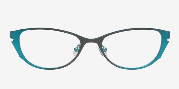 Adriana Black/Blue Métal Montures de lunettes de vue