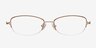 Ainsley Brown MetalEyeglass Frames from EyeBuyDirect, Front View