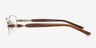 Ainsley Brown MetalEyeglass Frames from EyeBuyDirect, Side View