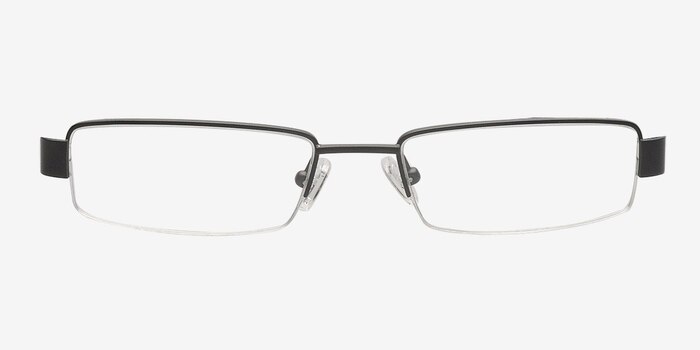 Finley Noir Métal Montures de lunettes de vue d'EyeBuyDirect