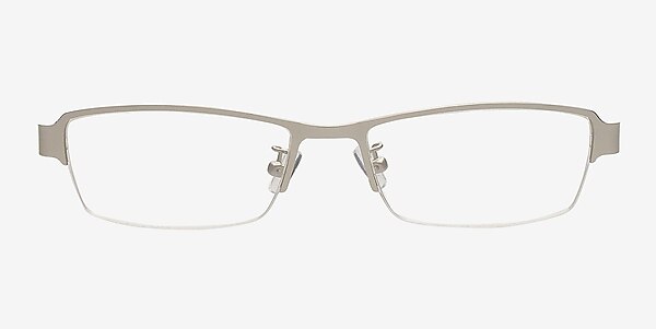 Alec Silver Metal Eyeglass Frames
