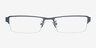 Alejandro Navy MetalEyeglass Frames from EyeBuyDirect, Front View