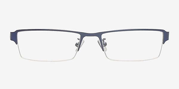 Alejandro Navy Metal Eyeglass Frames