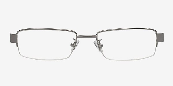 Alexzander Gunmetal Metal Eyeglass Frames