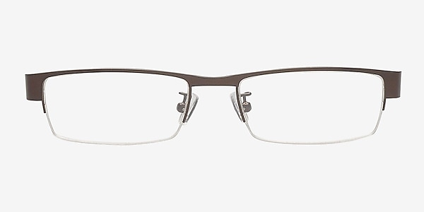 Alfonso Coffee Metal Eyeglass Frames