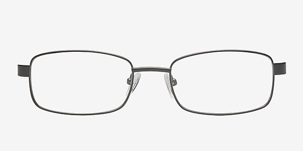Gray Black Metal Eyeglass Frames