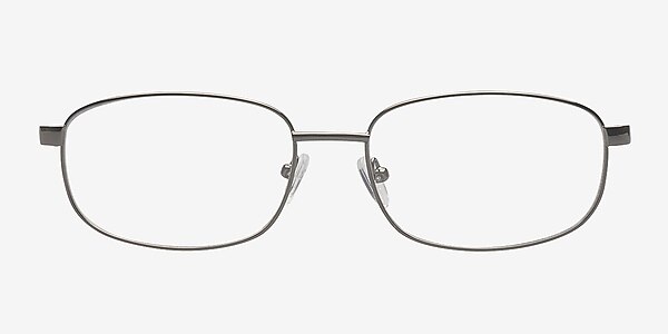 Alberto Gunmetal Metal Eyeglass Frames