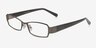 Sica Gunmetal MetalEyeglass Frames from EyeBuyDirect, Angle View