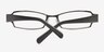 Sica Gunmetal MetalEyeglass Frames from EyeBuyDirect, Closed View