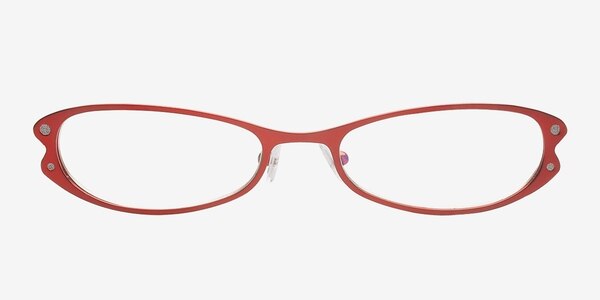 Bellvue Burgundy Metal Eyeglass Frames