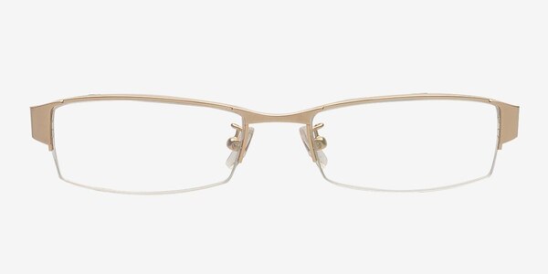 6308 Golden Metal Eyeglass Frames