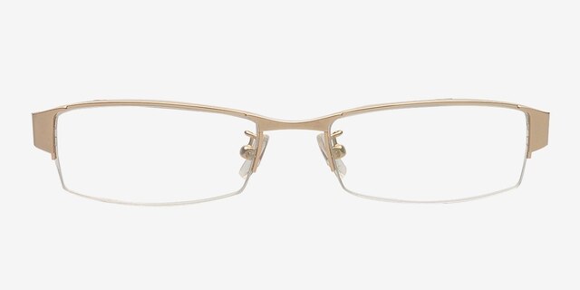 6308 Golden MetalEyeglass Frames from EyeBuyDirect, Front View