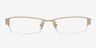 6308 Golden MetalEyeglass Frames from EyeBuyDirect, Front View