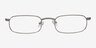 104790 Gunmetal MetalEyeglass Frames from EyeBuyDirect, Front View