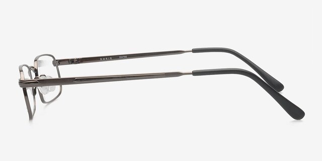 104790 Gunmetal MetalEyeglass Frames from EyeBuyDirect, Side View