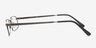 104790 Gunmetal MetalEyeglass Frames from EyeBuyDirect, Side View