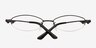 Asa Black MetalEyeglass Frames from EyeBuyDirect, Closed View