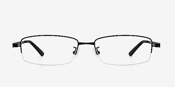 Cassi Noir Métal Montures de lunettes de vue