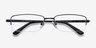 Cassi Black MetalEyeglass Frames from EyeBuyDirect, Closed View