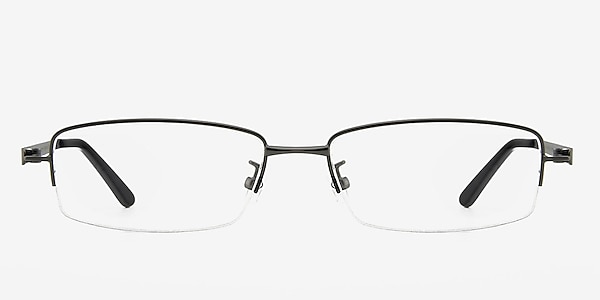 Cassi Gunmetal Metal Eyeglass Frames