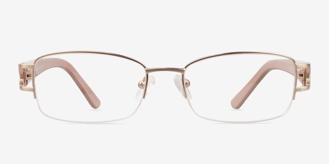 Allie Golden MetalEyeglass Frames from EyeBuyDirect, Front View