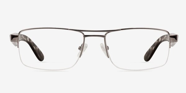 Braden Gunmetal Metal Eyeglass Frames