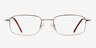 Florian Golden MetalEyeglass Frames from EyeBuyDirect, Front View