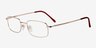 Florian Golden MetalEyeglass Frames from EyeBuyDirect, Angle View