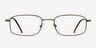 Florian Brown MetalEyeglass Frames from EyeBuyDirect, Front View