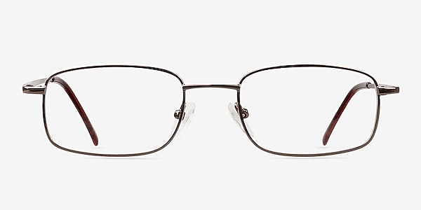 Florian Brown Metal Eyeglass Frames