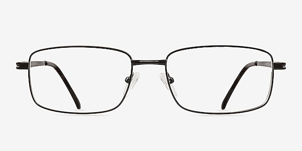 Bradley Black Metal Eyeglass Frames