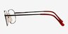 Braeden Brown MetalEyeglass Frames from EyeBuyDirect, Side View
