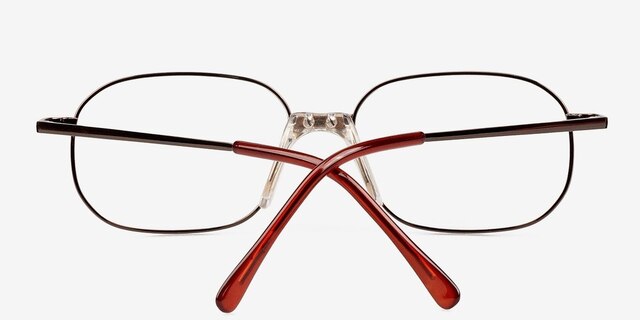 Braeden Brown MetalEyeglass Frames from EyeBuyDirect, Closed View