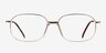Braeden Golden MetalEyeglass Frames from EyeBuyDirect, Front View
