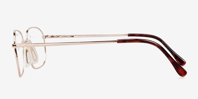 Braeden Golden MetalEyeglass Frames from EyeBuyDirect, Side View