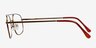 Branson Bronze MetalEyeglass Frames from EyeBuyDirect, Side View