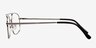 Branson Gunmetal MetalEyeglass Frames from EyeBuyDirect, Side View