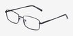Braydon Black MetalEyeglass Frames from EyeBuyDirect, Angle View