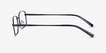 Braydon Black MetalEyeglass Frames from EyeBuyDirect, Side View