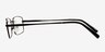 Braydon Black MetalEyeglass Frames from EyeBuyDirect, Side View