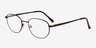 Braylin Black MetalEyeglass Frames from EyeBuyDirect, Angle View