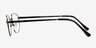 Braylin Black MetalEyeglass Frames from EyeBuyDirect, Side View