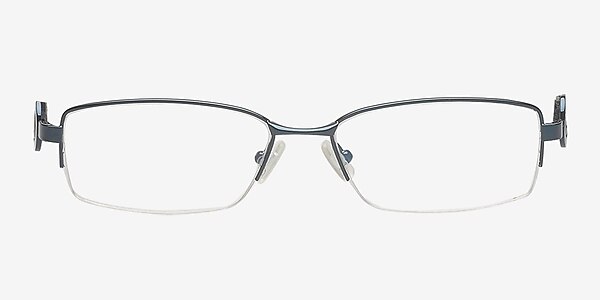 8564 Navy Metal Eyeglass Frames