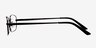 Brodie Black MetalEyeglass Frames from EyeBuyDirect, Side View