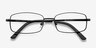 Brodie Black MetalEyeglass Frames from EyeBuyDirect, Closed View