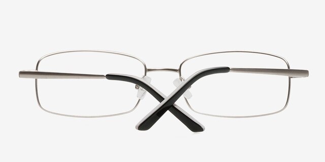 Brodie Silver MetalEyeglass Frames from EyeBuyDirect, Closed View