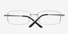 Brodie Silver MetalEyeglass Frames from EyeBuyDirect, Closed View