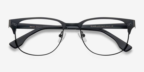 Black Merrion -  Metal Eyeglasses