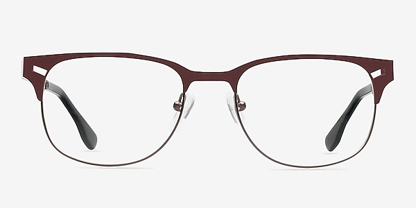 Merrion Coffee Metal Eyeglass Frames